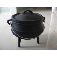 south Africa cast iron potjie pot with 3 legs